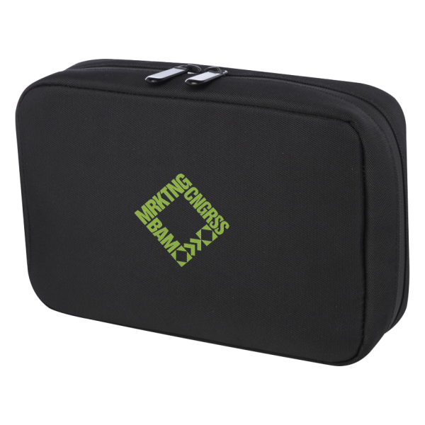 Rise G R Srecycledorganiserpouch Solidblack